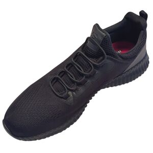 Skechers, Cessnock, Slip Resistant, Relaxed Fit Black Slip In Sneakers. Size 13